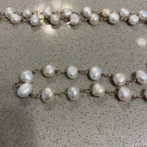 Silpada long pearl necklace